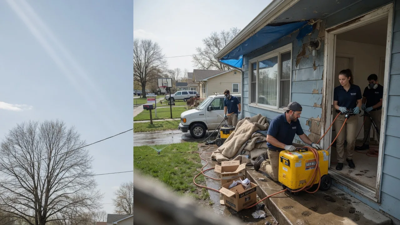 Basement Flood Cleanup in Bath, NY near me
